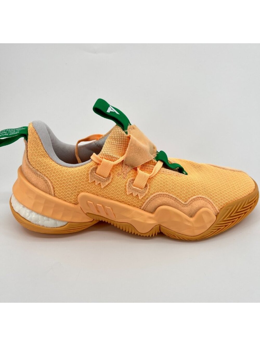 Adidas Trae Young 1 Mens Size 8 Orange Green Athletic Basketball Shoes Sneakers